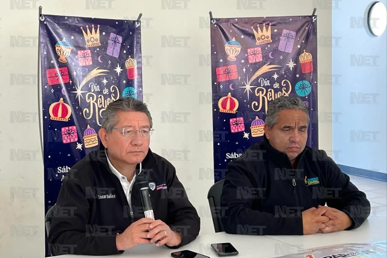 Invitan a partir mega rosca de Reyes en el Parque Central