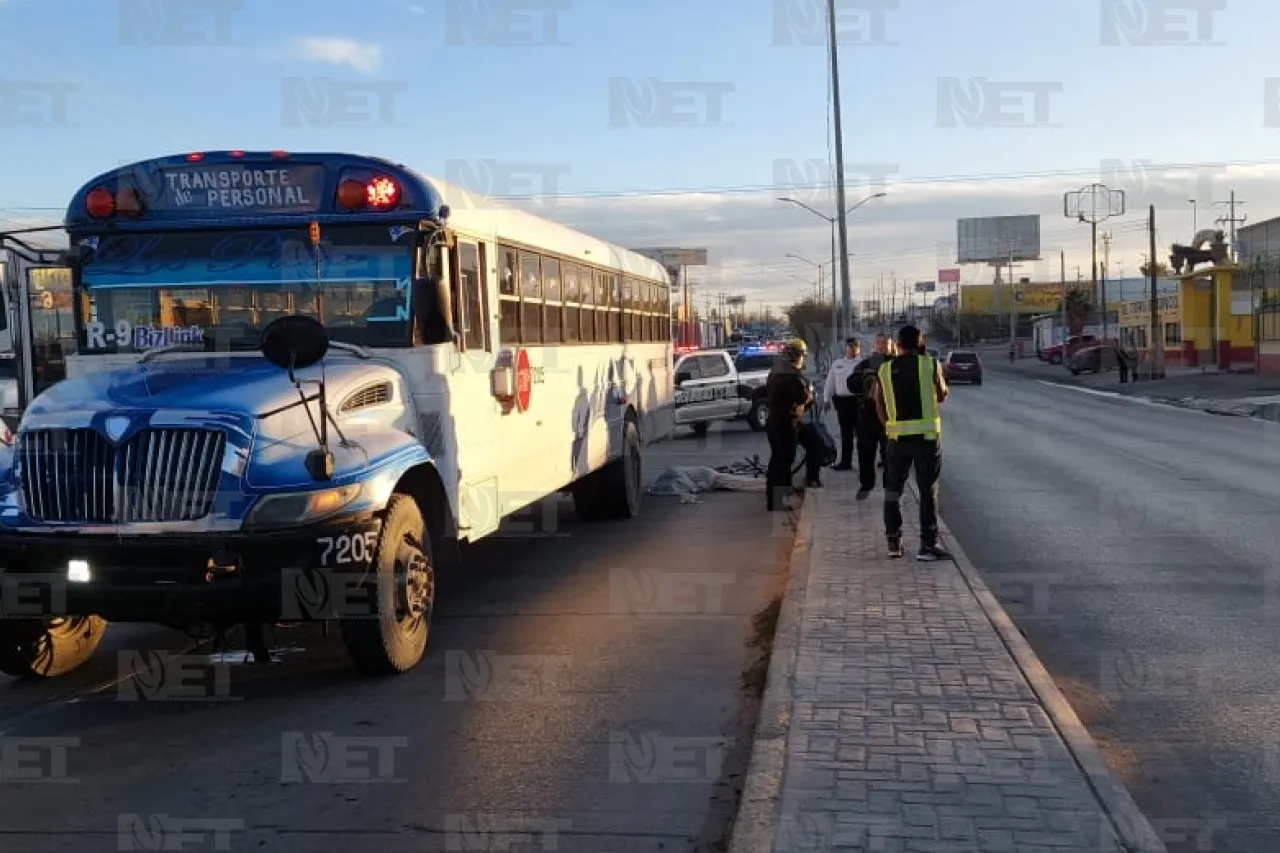 Fallece ciclista al ser atropellado en el bulevar Óscar Flores