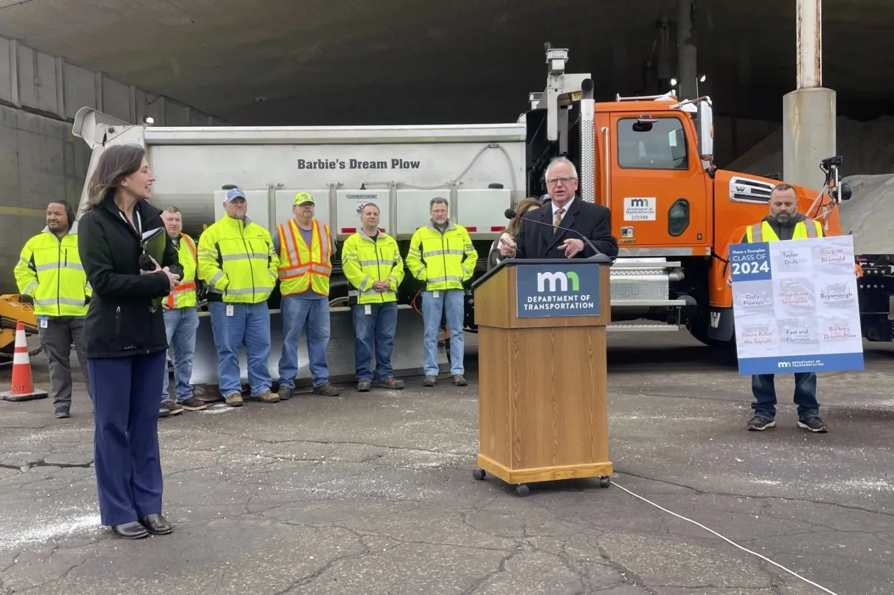 Taylor Drift quitará la nieve de las carreteras de Minnesota