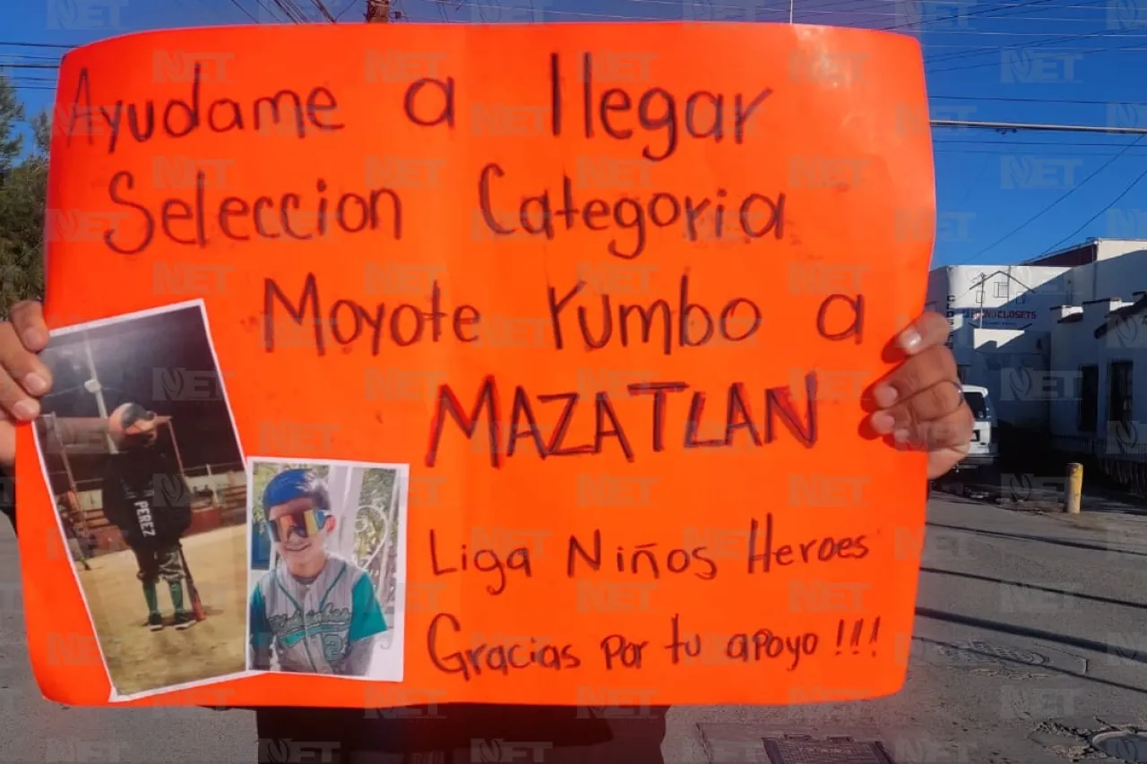 Botean niños para ir a torneo de beisbol en Mazatlán