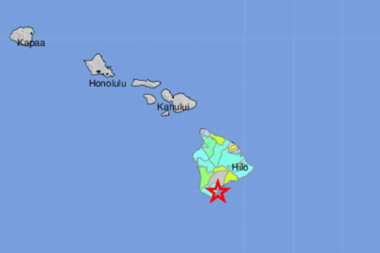 Sismo de magnitud 6.3 se registra en Isla Grande de Hawái