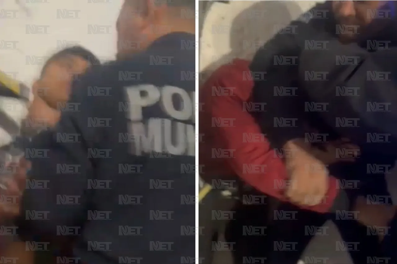 Filtran otro video de policías municipales golpeando a joven en Juárez