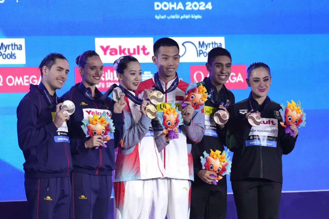 México conquista medalla de bronce en natación artística