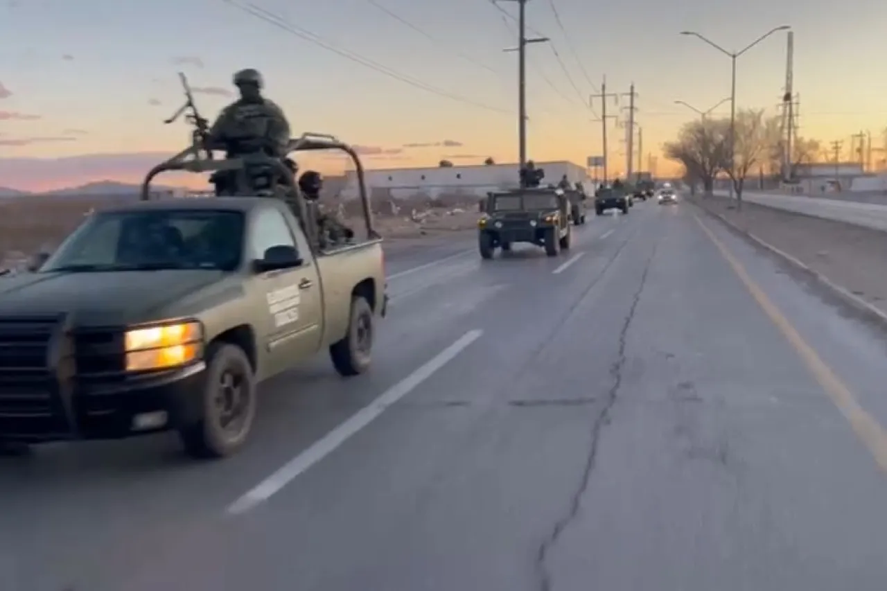 Arriba nuevo contingente del Ejército Mexicano a Juárez