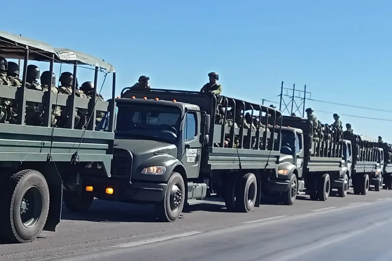 Llegan otros 360 soldados a Juárez