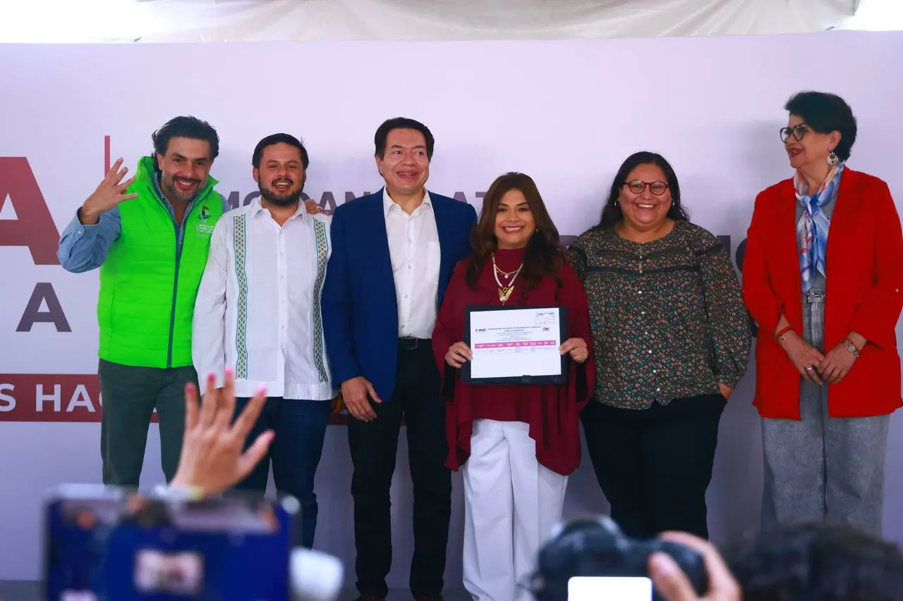 Se registra Clara Brugada como candidata a la Jefatura de Gobierno de CDMX