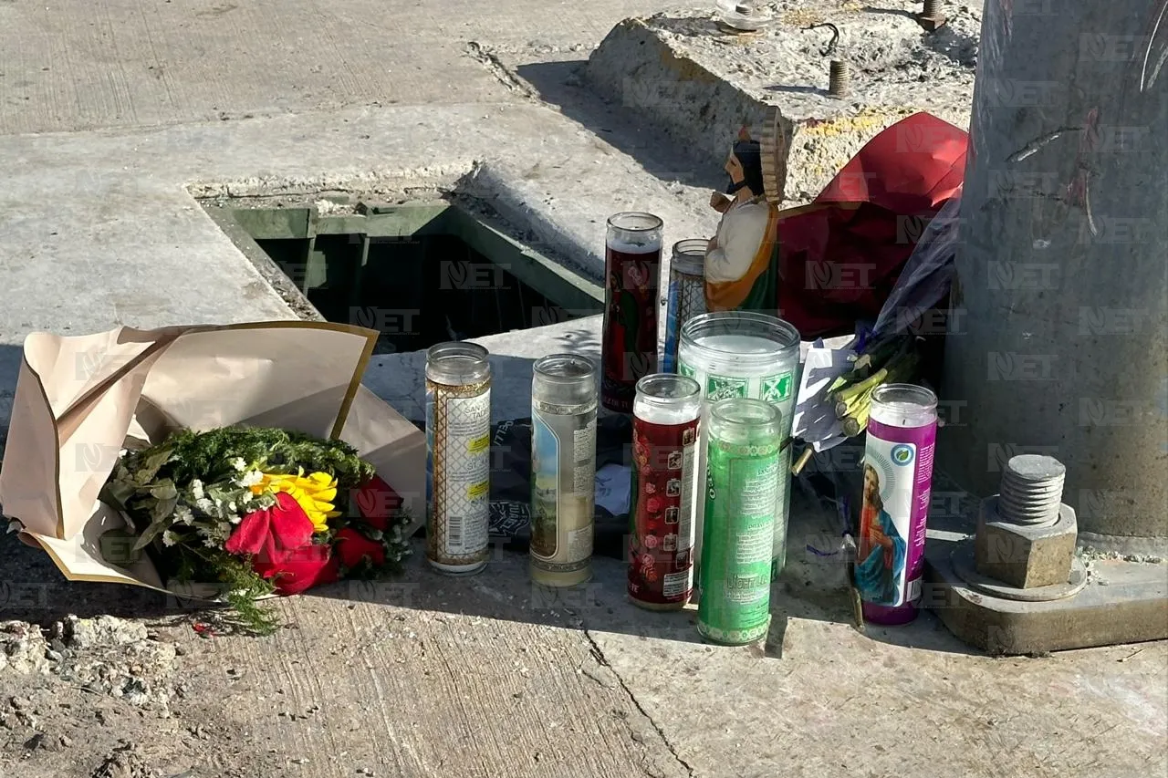 Colocan flores y veladoras donde murió Diego ‘Puma’ Chávez
