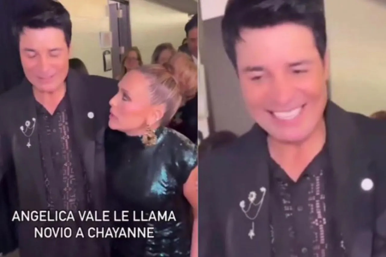 Angélica Vale llama a Chayanne su novio y así reacciona el cantante