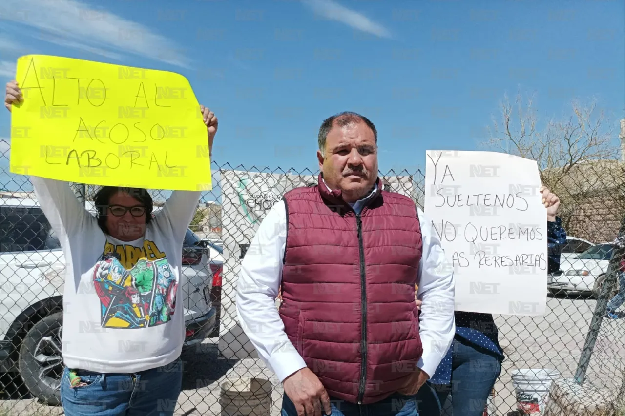 Protestan en Secundaria Estatal 3001; denuncian acoso laboral