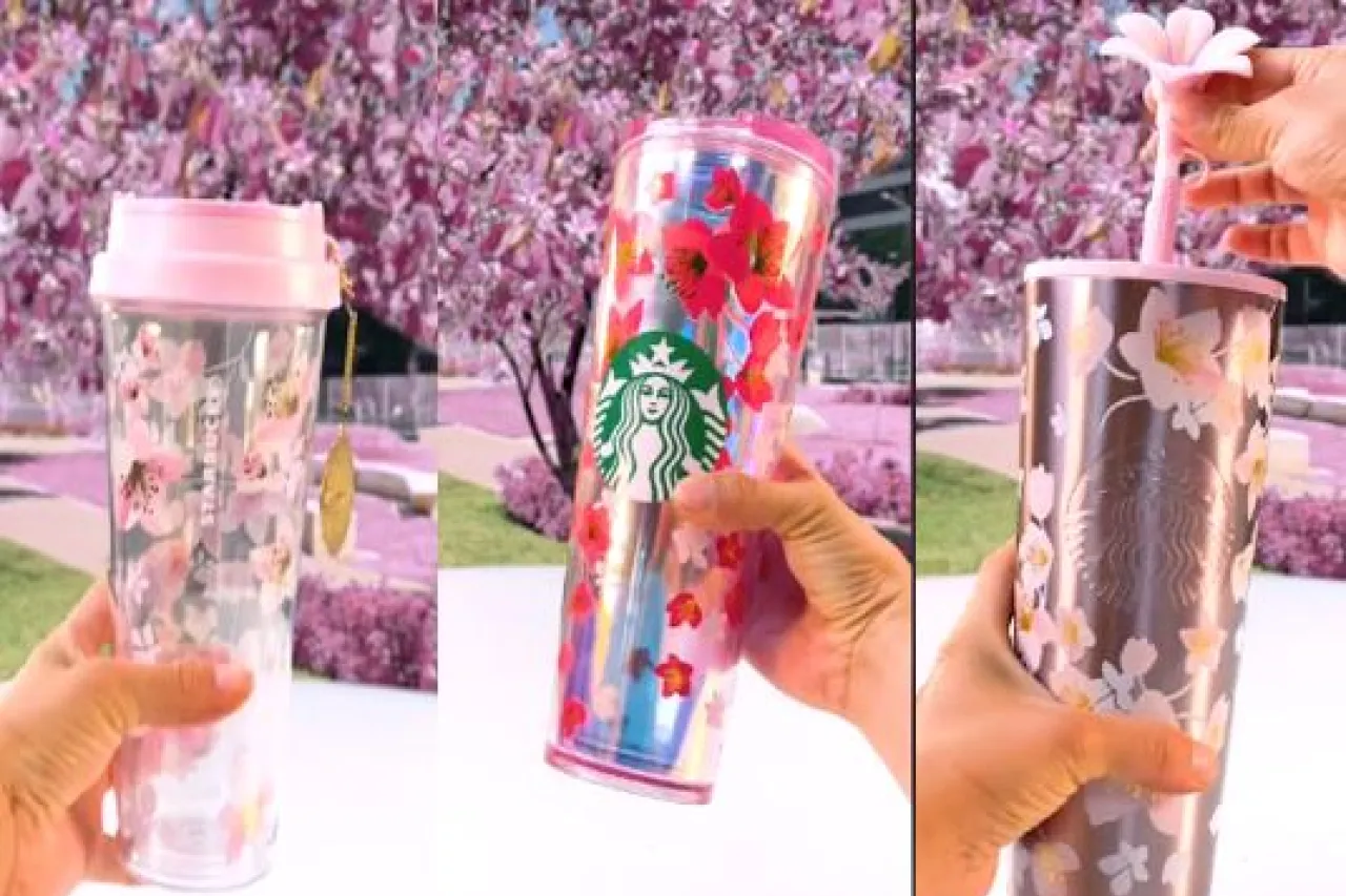 Starbucks lanza colección 'Cherry Blossom'