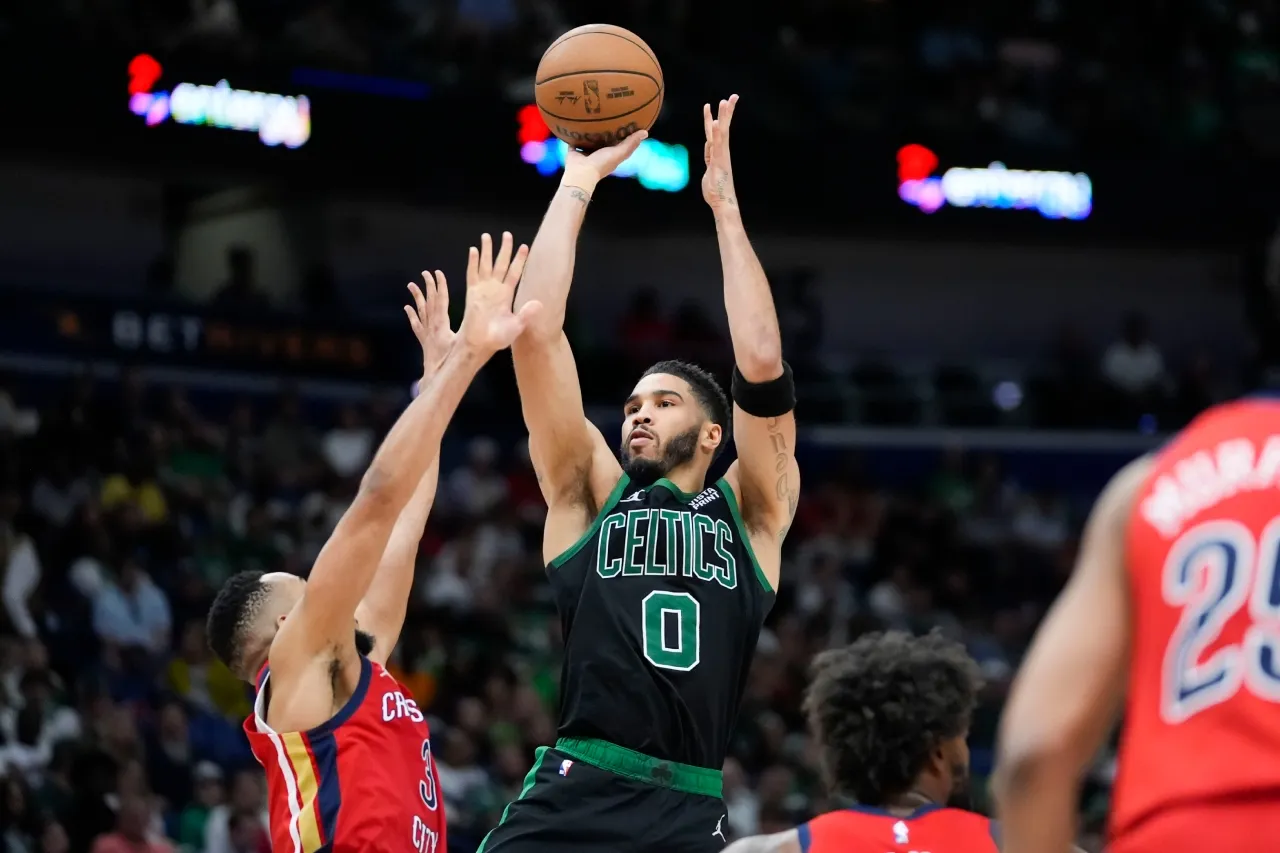 NBA: Tatum aporta 23 puntos a triunfo de Celtics sobre Pelicans
