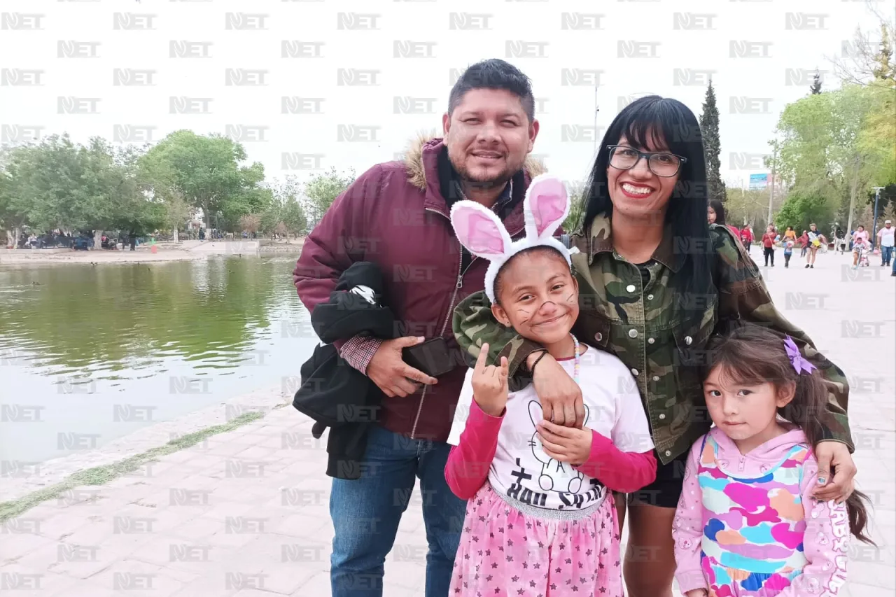 Familias celebran la Pascua en el Parque Central