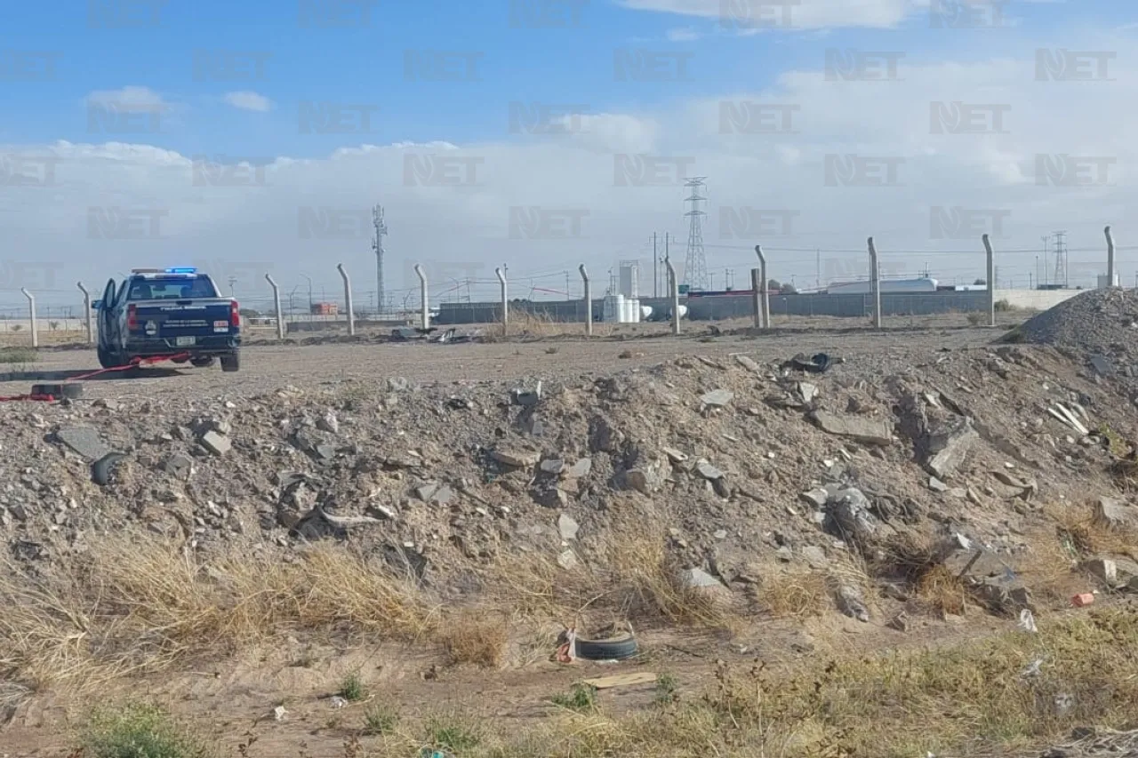 Juárez: Calcinan cuerpo en arroyo seco