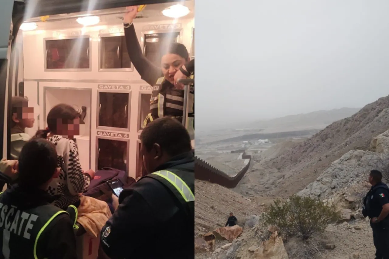 Rescatan a 4 menores que se extraviaron en el Cerro de la Cruz