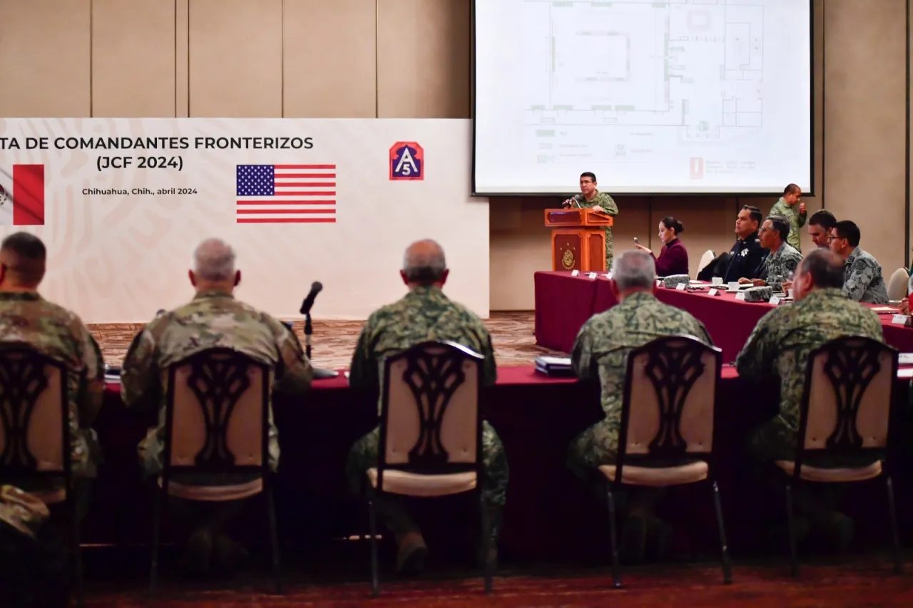 Participa SSPE en Junta de Comandantes Fronterizos de México y Estados Unidos