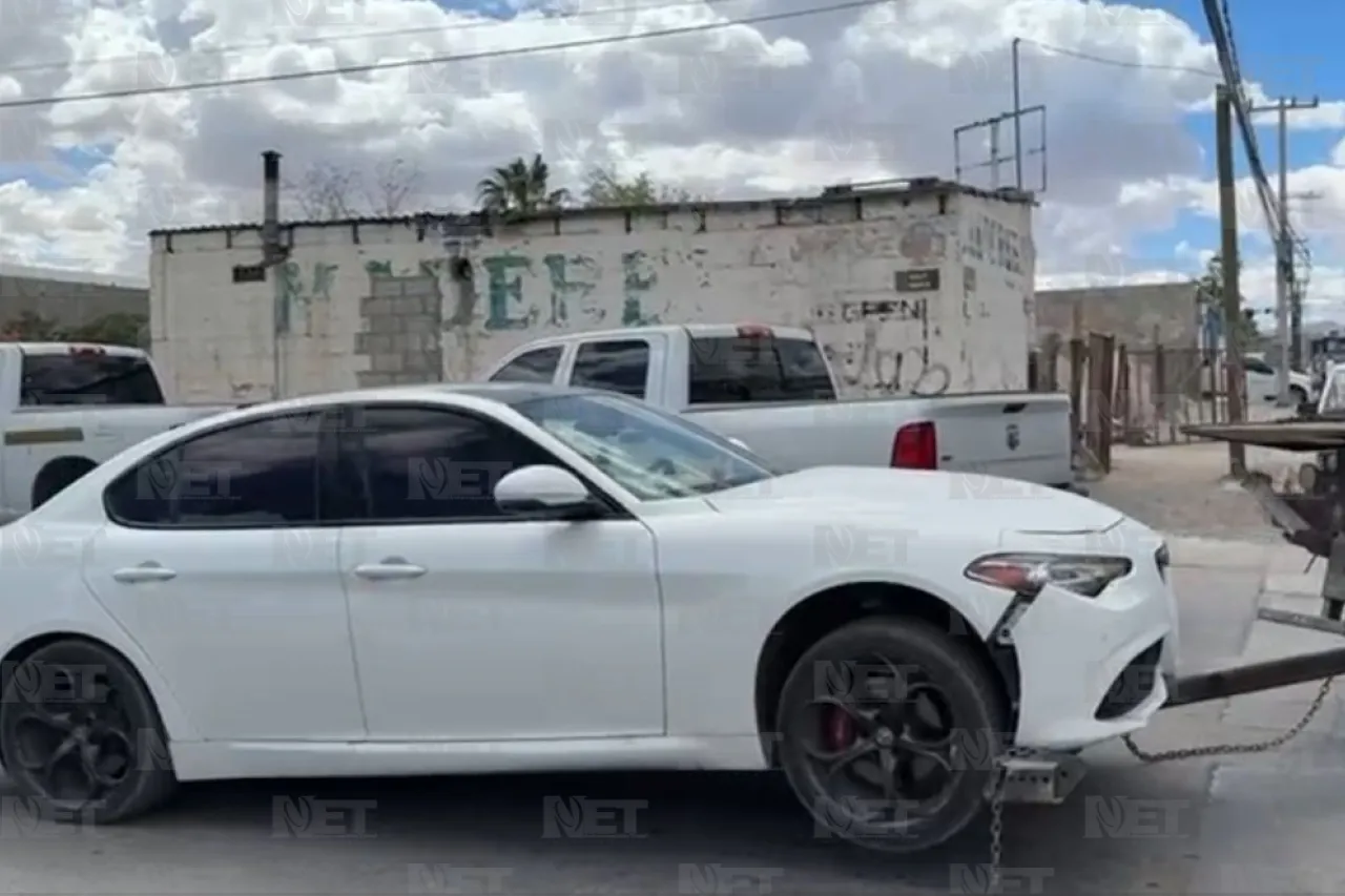 Aseguran vehículo de lujo tras cateo en Ciudad Juárez