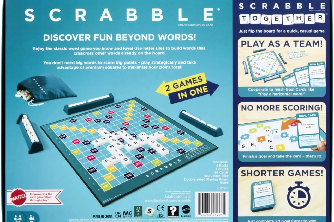 Nueva versión de Scrabble pretende hacer más accesible el juego
