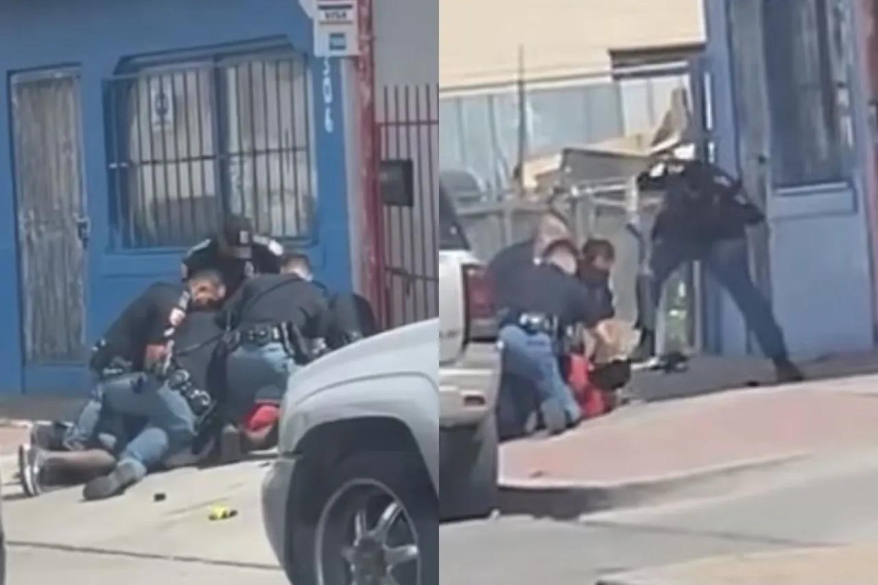 El Paso: Video muestra cómo policías sometieron a hombre que murió después