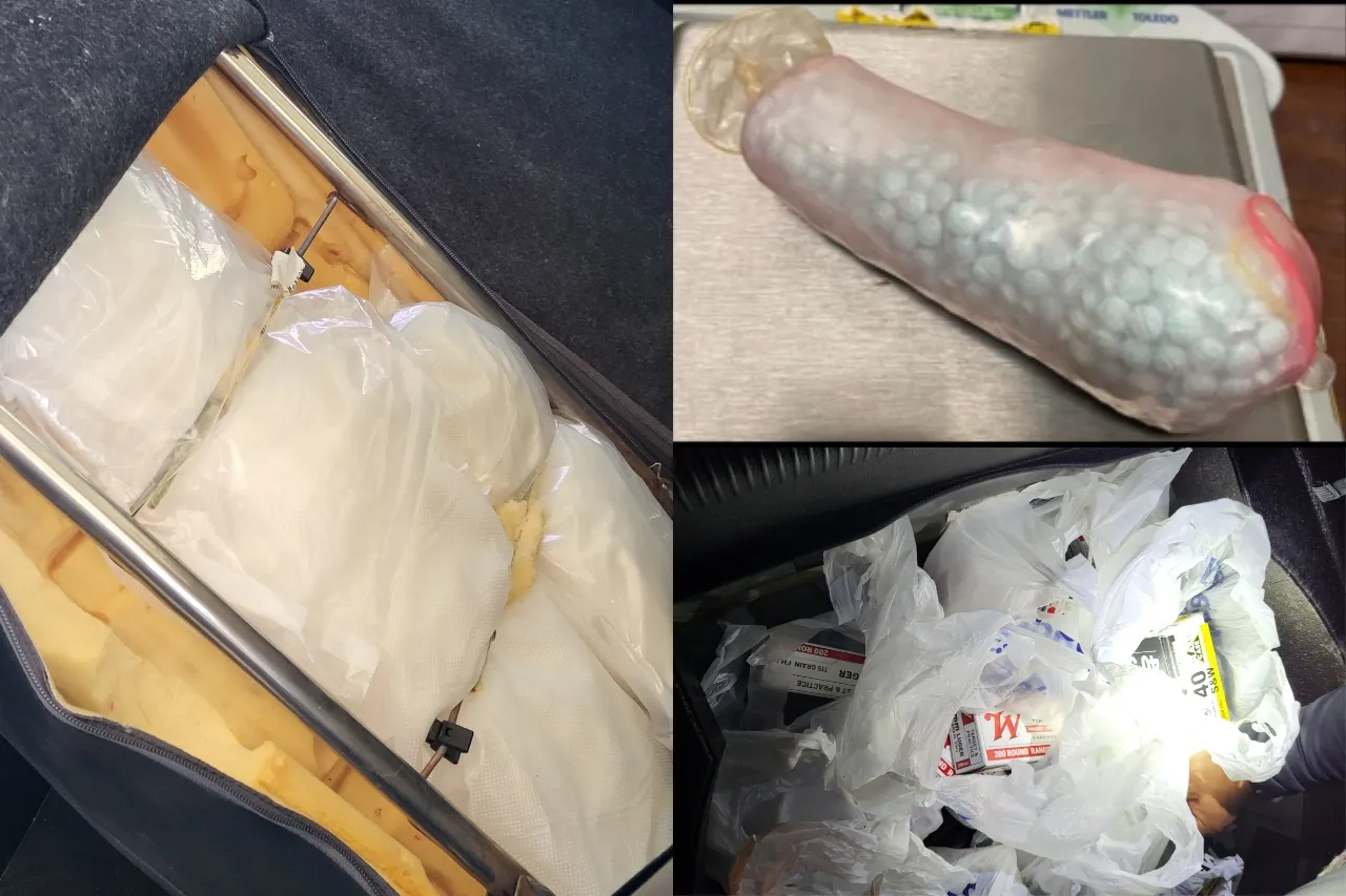 El Paso: Sorprenden a mujer con paquete lleno de fentanilo en su cavidad