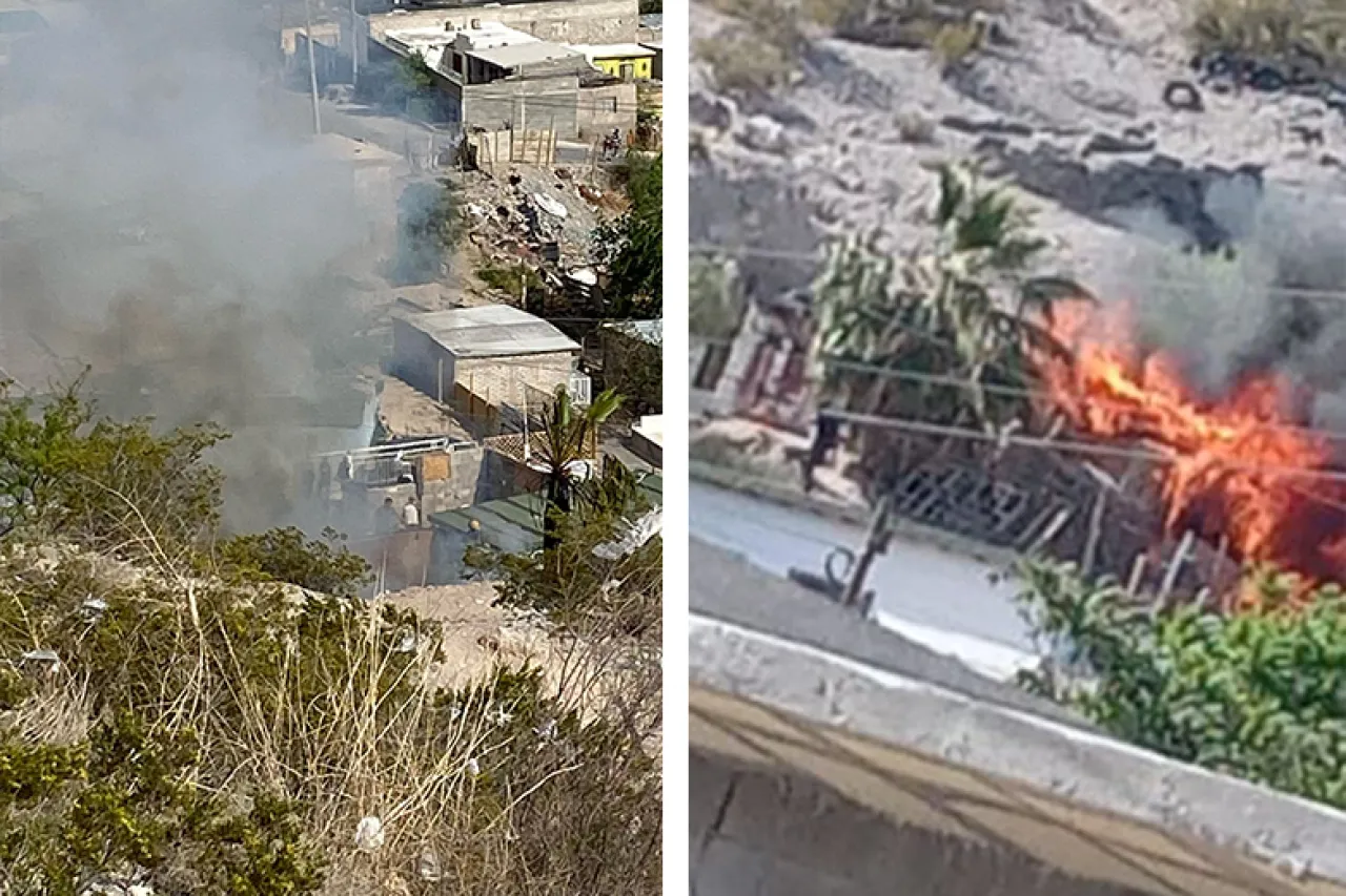 Se incendia casa en el norponiente de Ciudad Juárez
