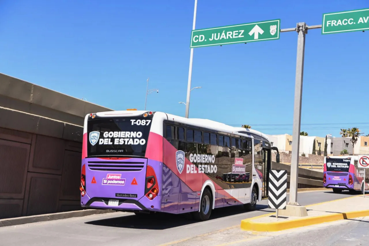 Fotos: Parten a Ciudad Juárez los nuevos camiones del BRT