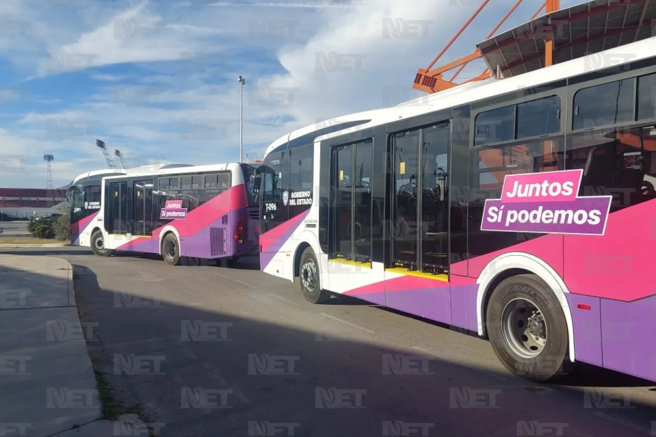 Resguardan unidades del BRT en estadio Juárez