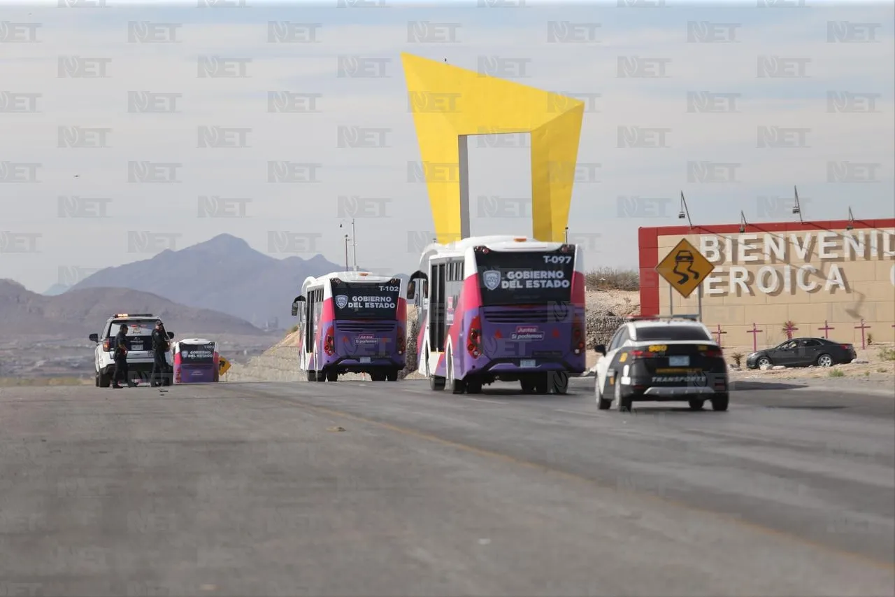 Arriban a Juárez 22 camiones nuevos para el BRTII