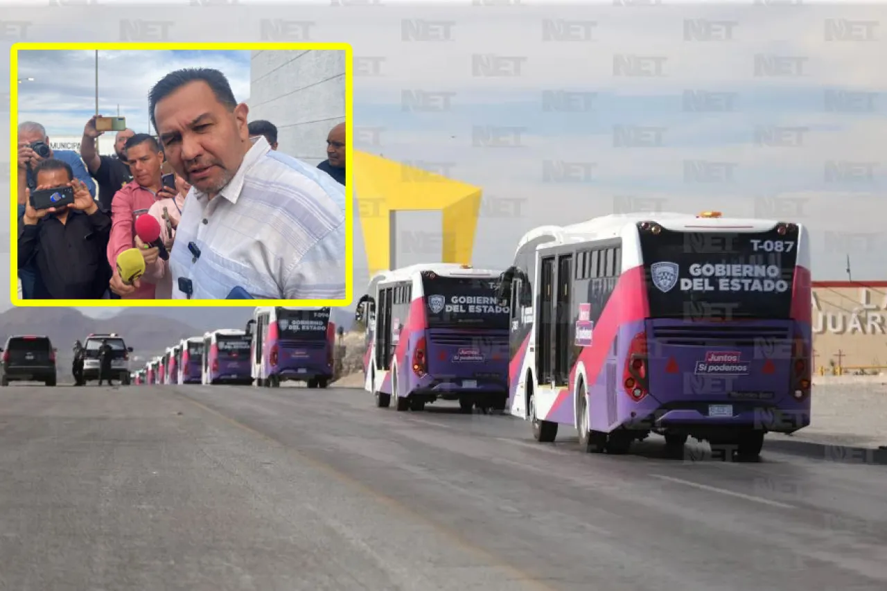 Son muy pocos camiones: alcalde por unidades del Juárez Bus