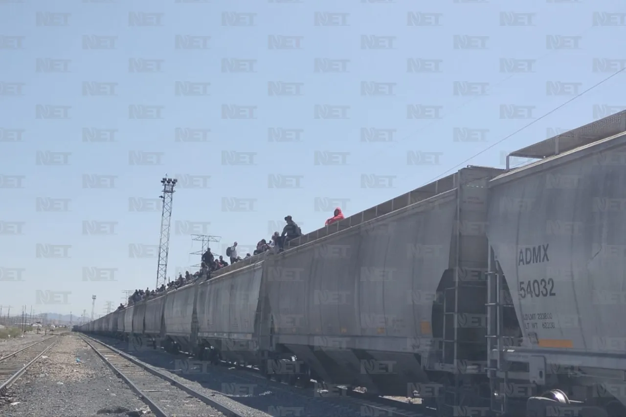 Gracias papá Dios: Migrantes tras llegar a Juárez en tren