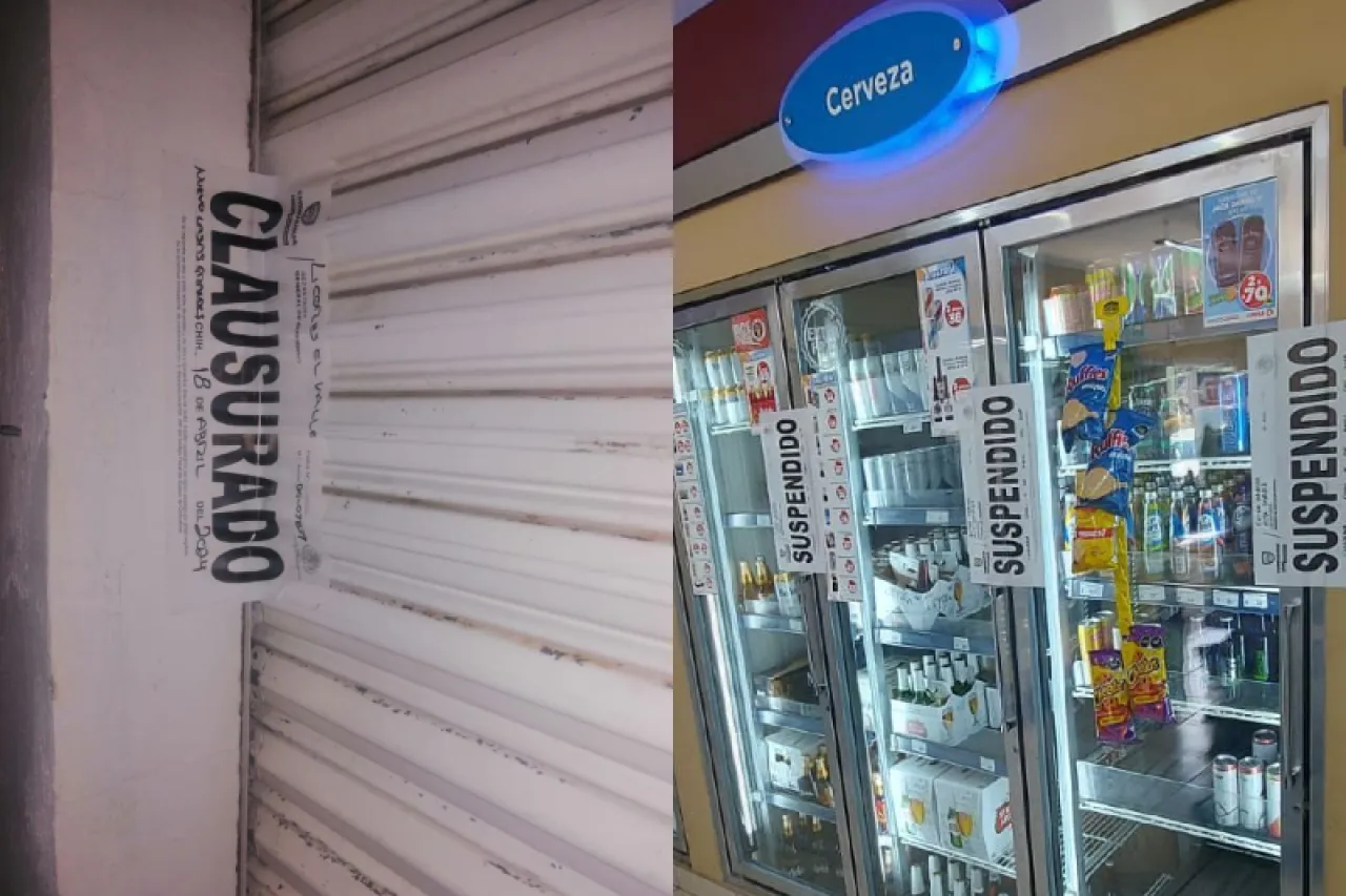 Clausuran hacienda, abarrotes y tiendas de conveniencia en Juárez