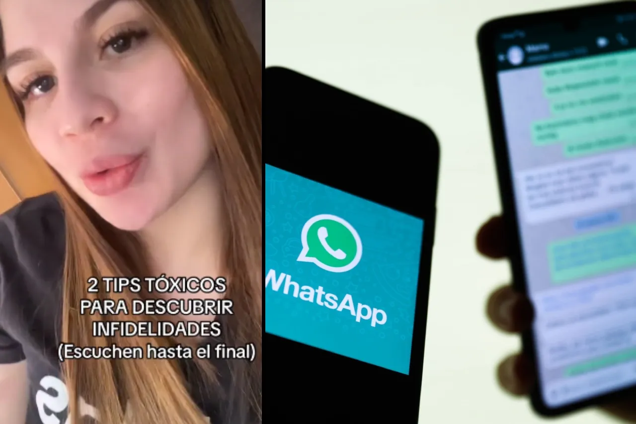 Toxitips; mujer enseña trucos para saber si la pareja es infiel en WhatsApp