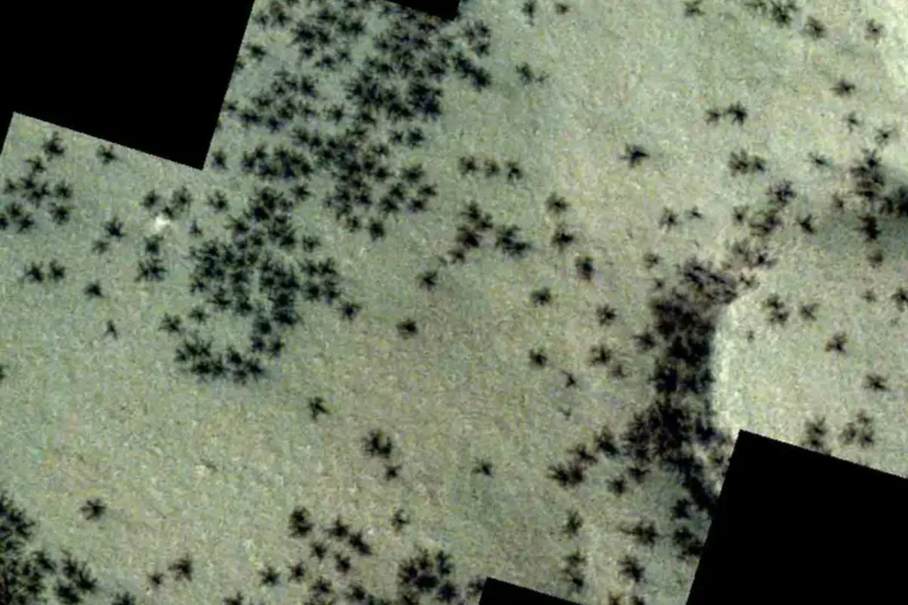 ¿Arañas en Marte? ESA comparte imagen con extrañas figuras