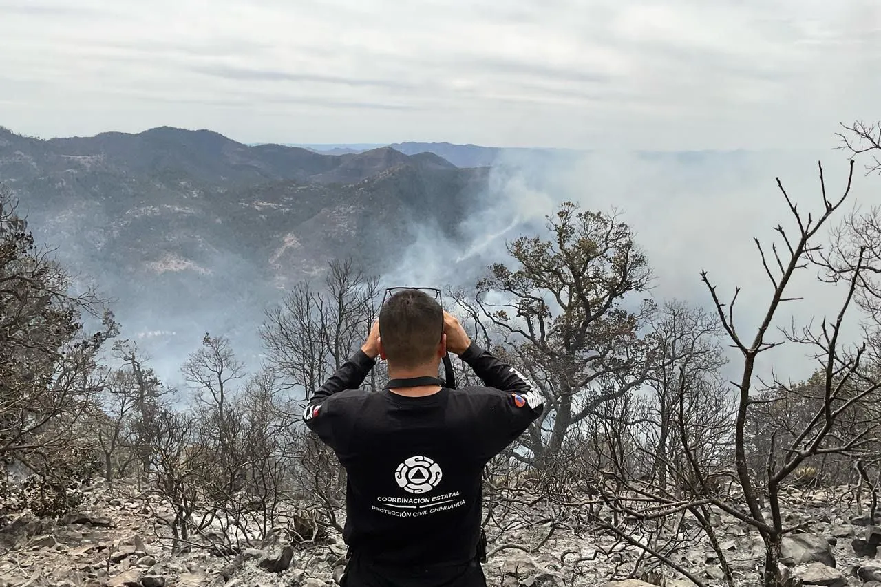 Llevan apoyo a brigadistas que combaten incendios en la Sierra Tarahumara
