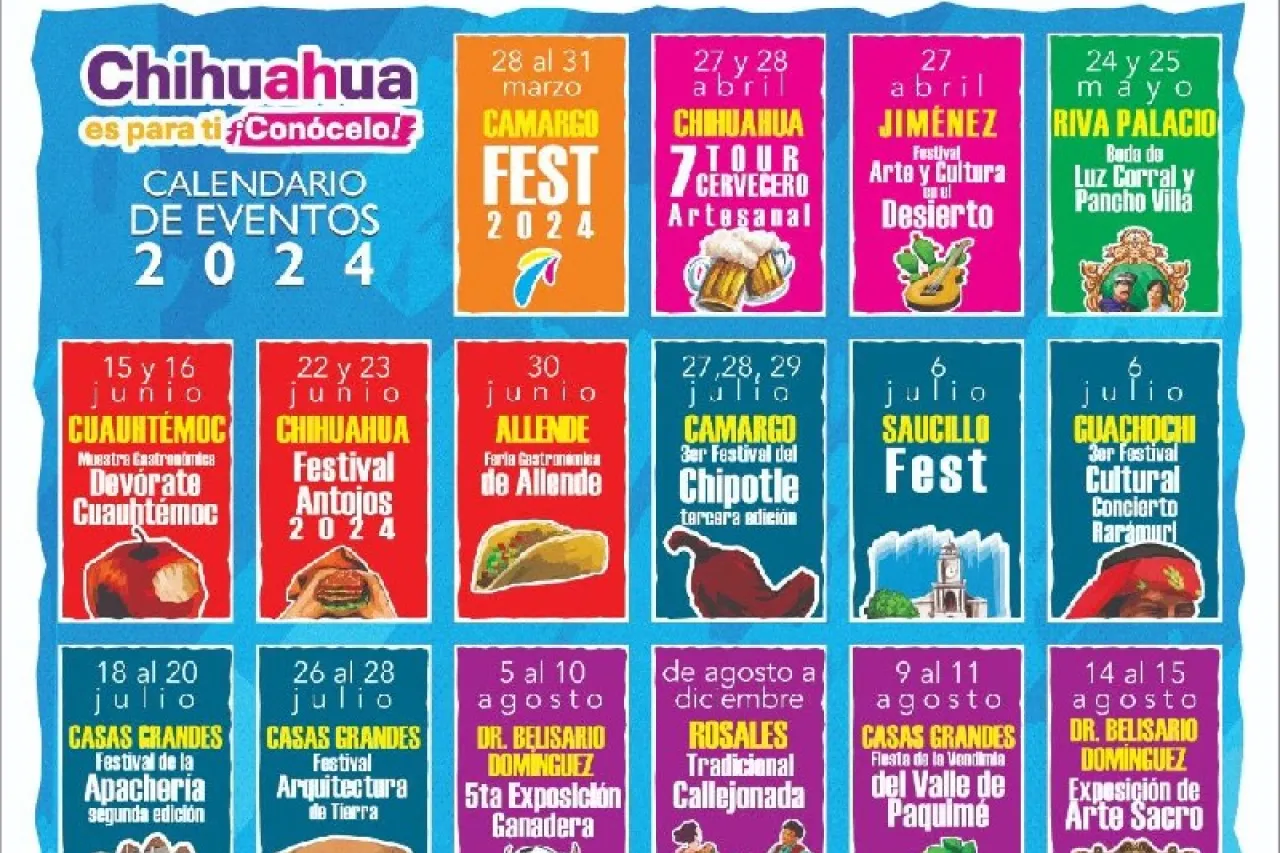 Presentan calendario del programa turístico 'Chihuahua es Para Ti'