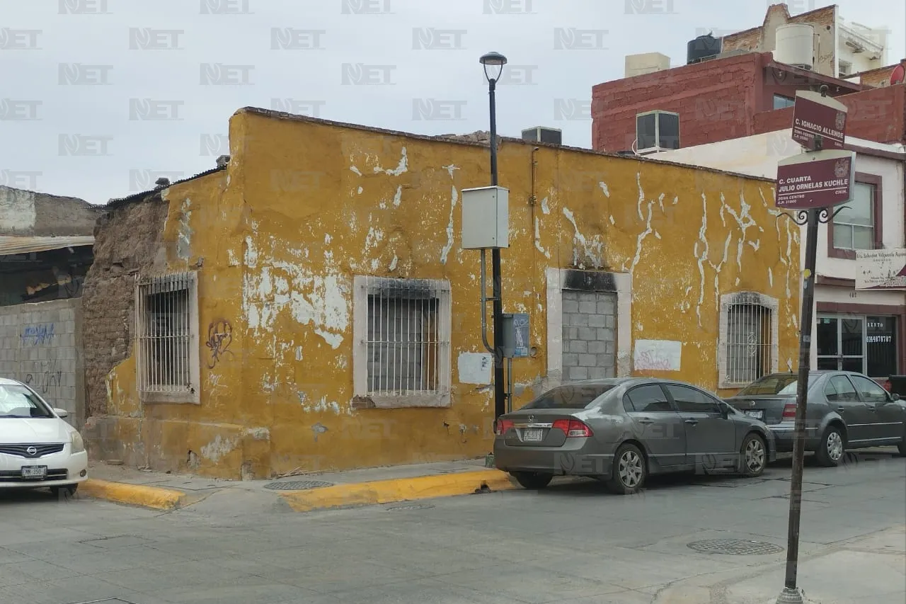 Autorizan demolición de 2 antiguas viviendas en el Centro de Chihuahua
