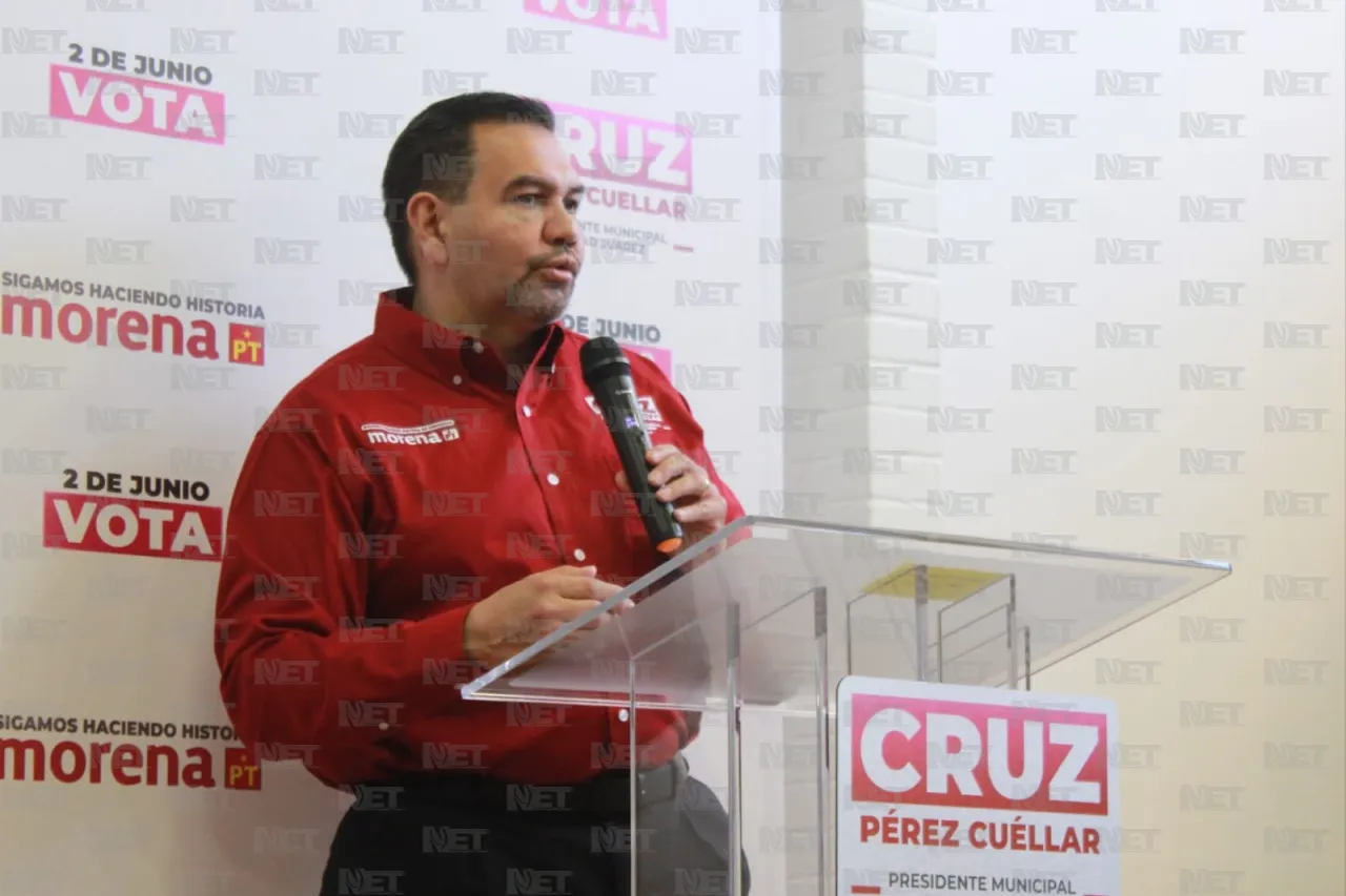 'Estoy enamorado de Juárez'; dice Pérez Cuéllar buscando reelección