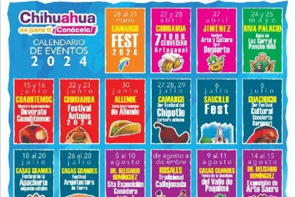 Presentan calendario del programa turístico 'Chihuahua es Para Ti'