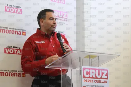 'Estoy enamorado de Juárez'; dice Pérez Cuéllar buscando reelección