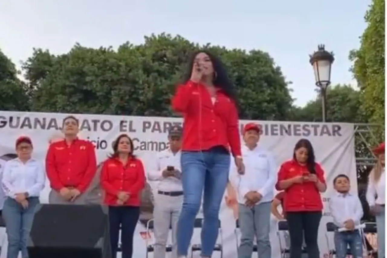 Critican en redes a Paola Suárez por discurso de inicio de campaña
