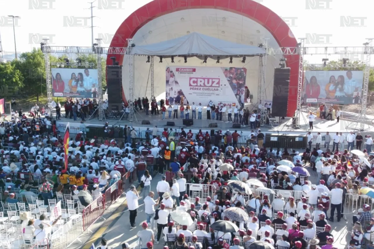 Arranque de campaña de Cruz Pérez Cuéllar en la Plaza de la Mexicanidad