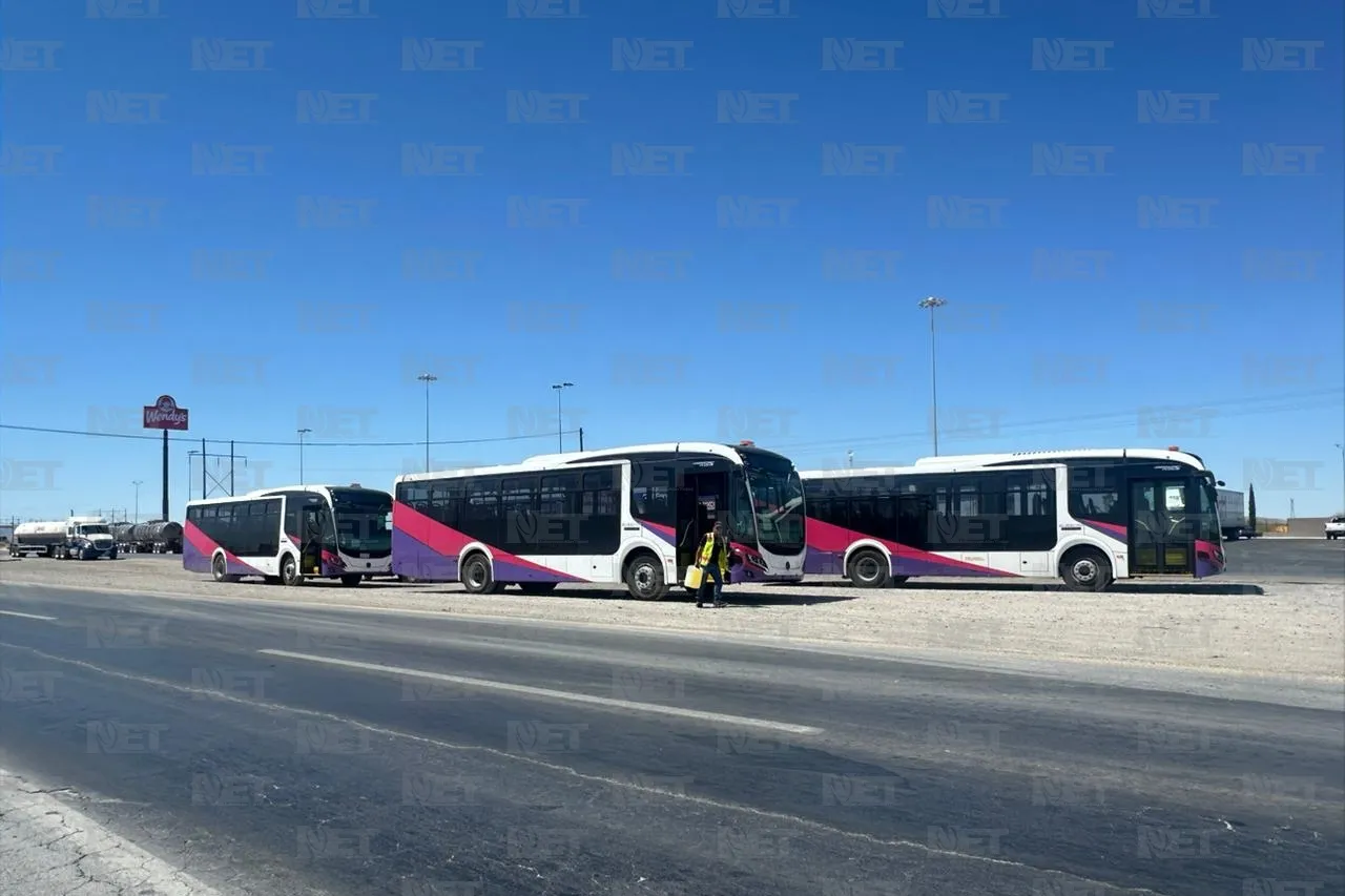 Llegan 3 camiones más del BRT a Juárez