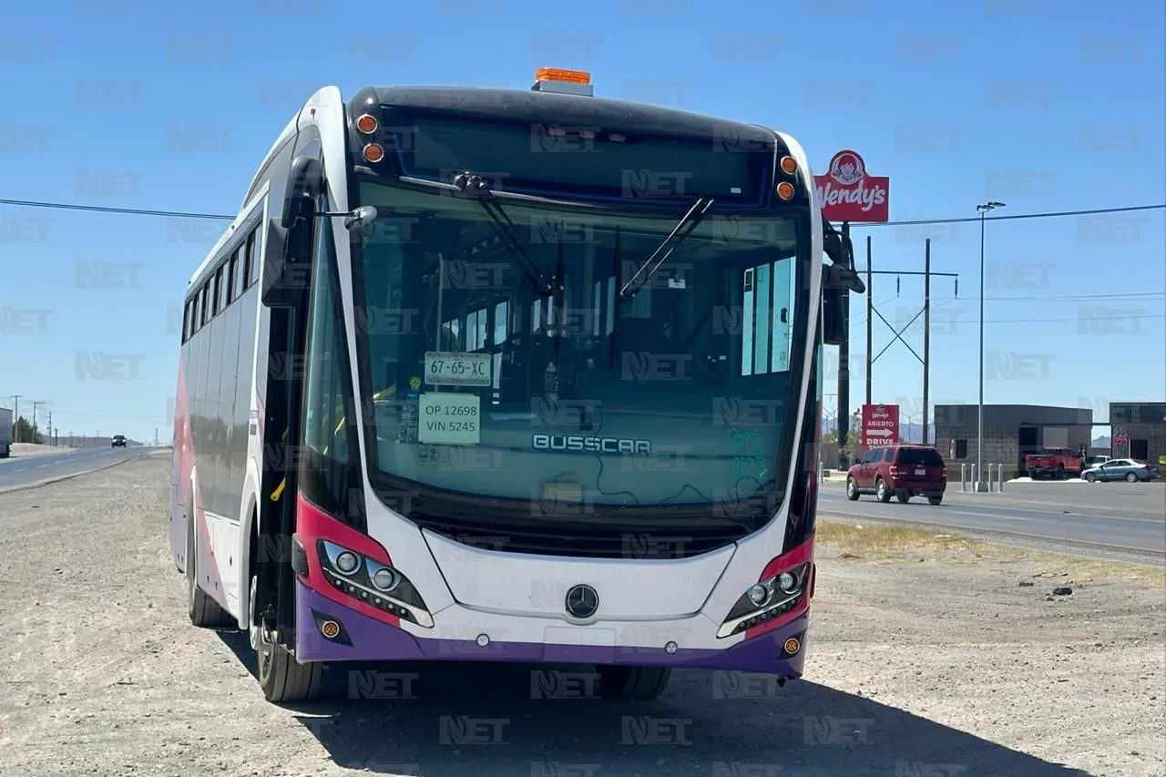 Llegan 3 camiones más del BRT a Juárez