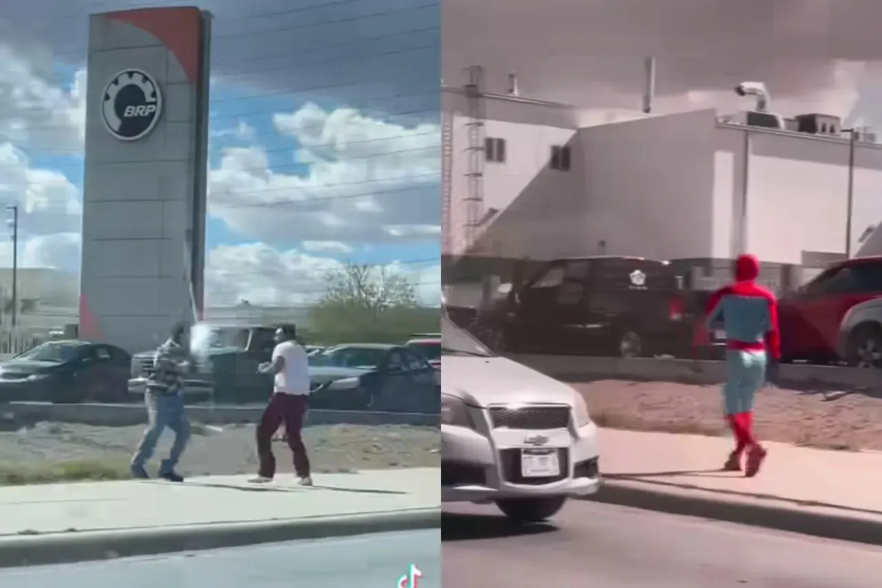 'Spiterman Lokiyo', el hombre viral que interrumpió pelea en Juárez