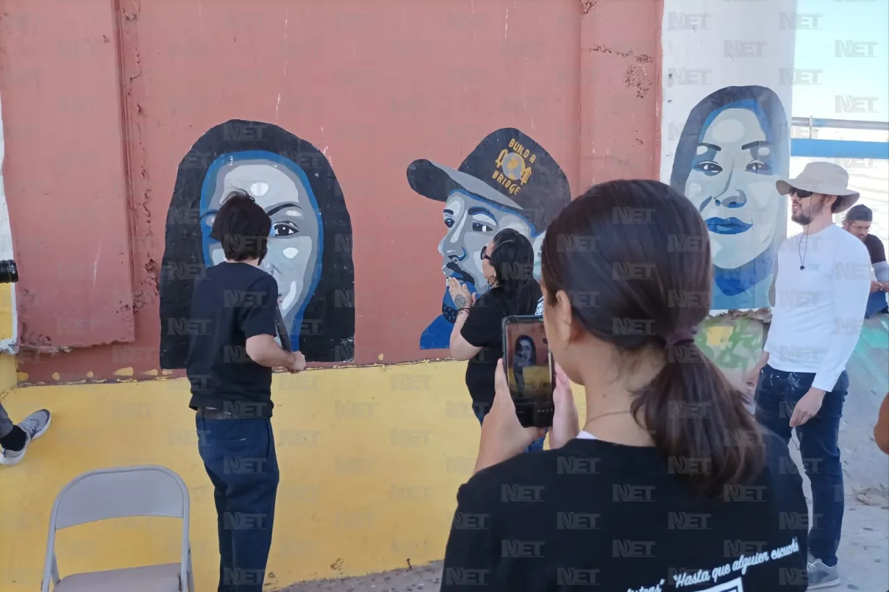 Relatan historias de migración y deportación a través de mural
