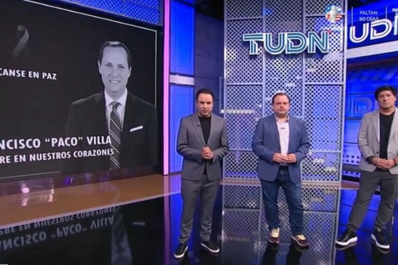 Entre lágrimas, conductores de TUDN informaron la muerte de Paco Villa