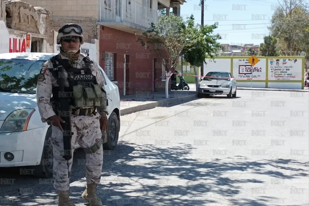 Matan a hombre junto a escuela primaria en Ciudad Juárez