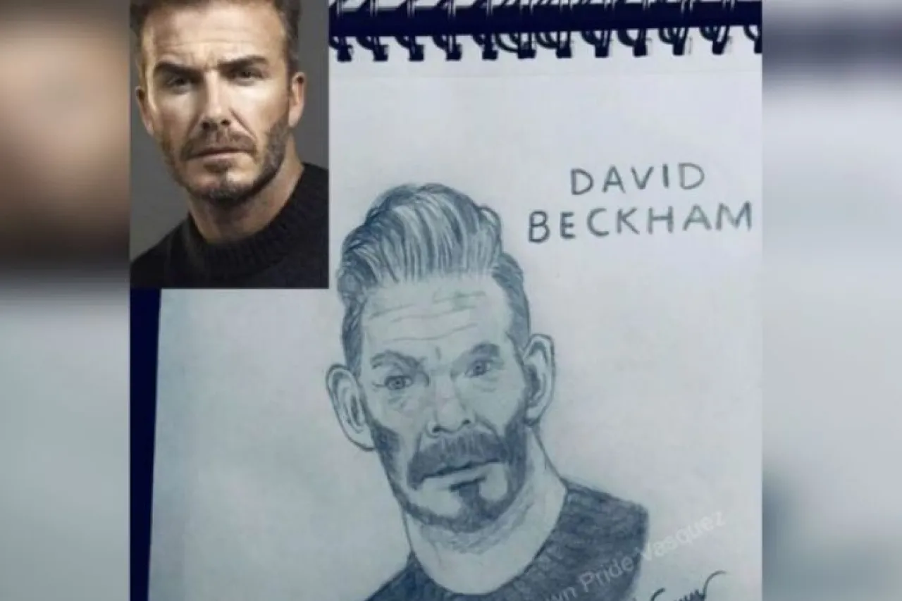 ¿David Beckham o Don Ramón?: dibujo se hace viral