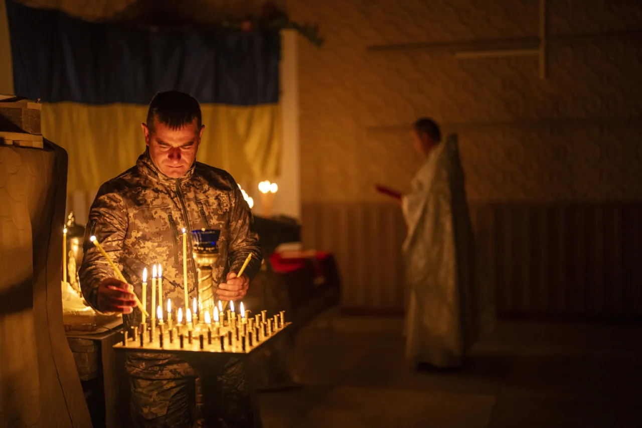 Ucrania celebra su tercera Pascua en guerra