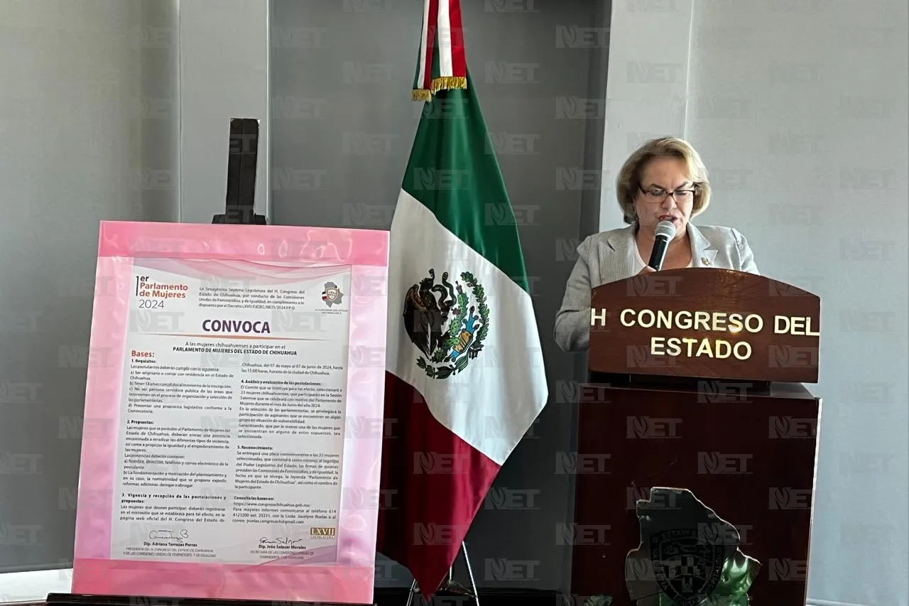 Convocan al primero Parlamento de Mujeres en Chihuahua
