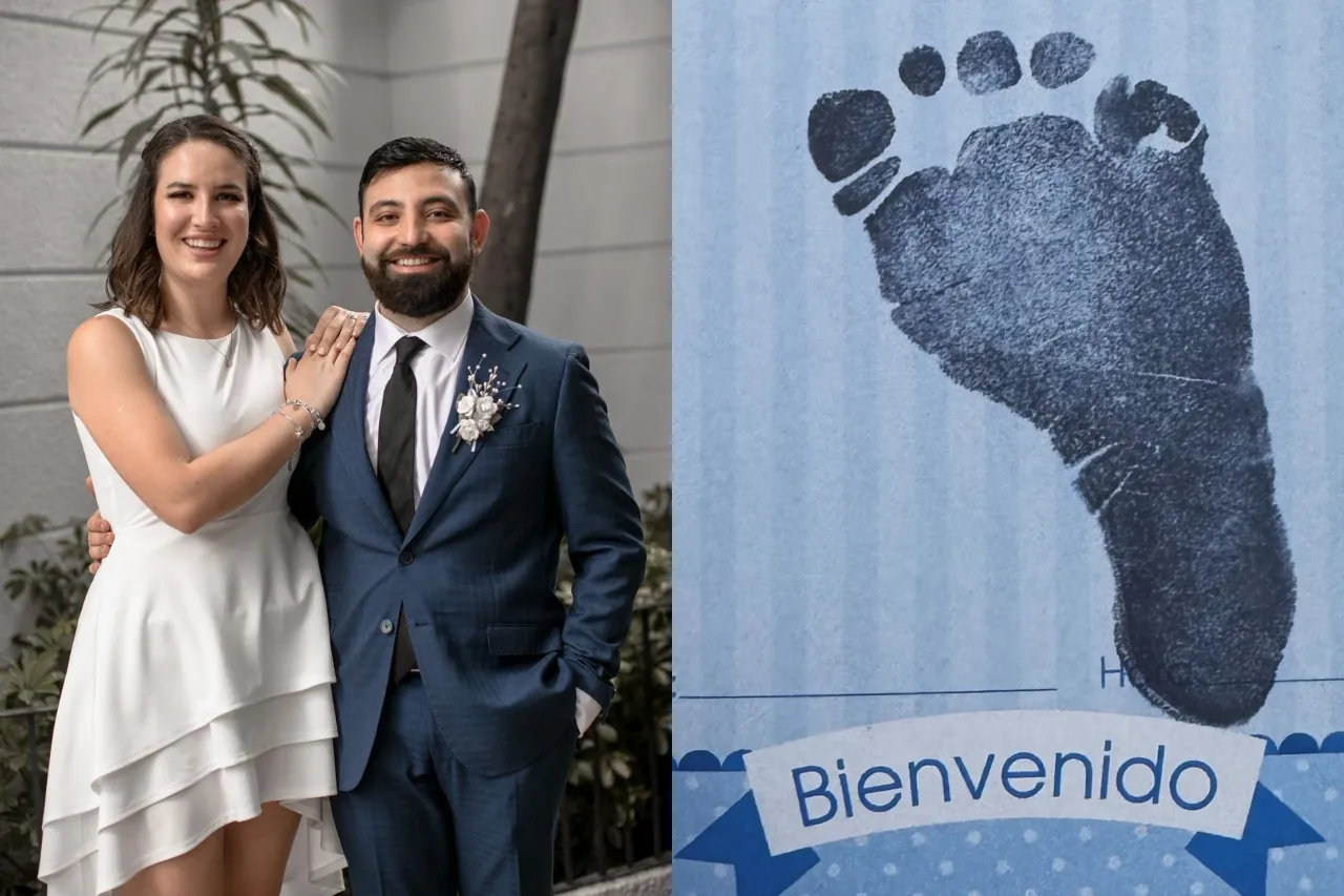 Slobotzky y su esposa Charin Ruiz se convierten en papás por primera vez